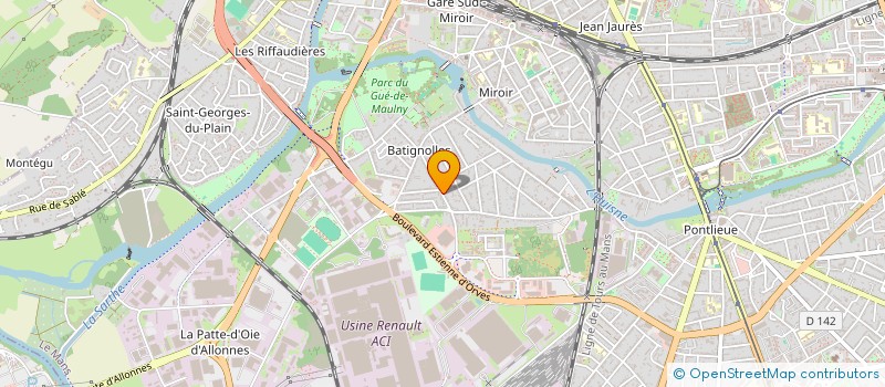 localisation de l'entreprise MONSIEUR PHILIPPE PAVY  LE MANS