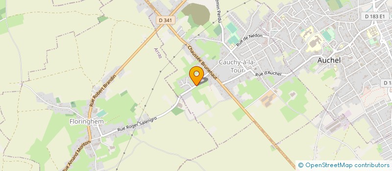 localisation de l'entreprise MONSIEUR PHILIPPE PAWLICKI  CAUCHY-A-LA-TOUR