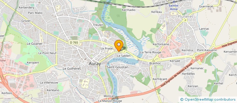 localisation de l'entreprise MONSIEUR PHILIPPE PAYELLE à AURAY