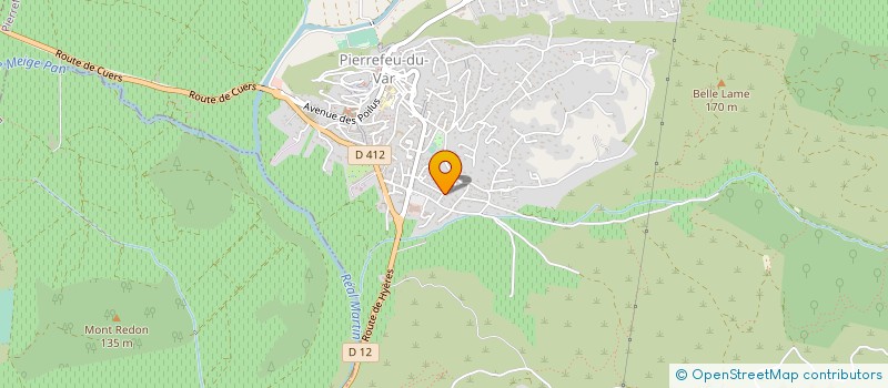 localisation de l'entreprise MONSIEUR PHILIPPE PAYET-LEBON  PIERREFEU-DU-VAR