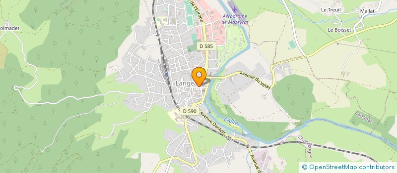 localisation de l'entreprise MONSIEUR PHILIPPE PAYS  LANGEAC