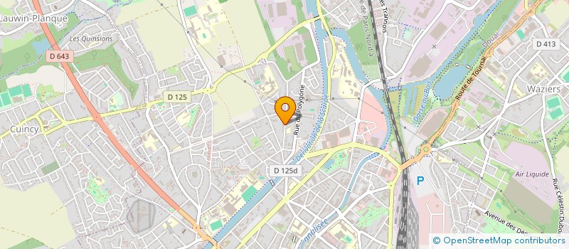 localisation de l'entreprise MONSIEUR PHILIPPE PAZDZIOR à DOUAI