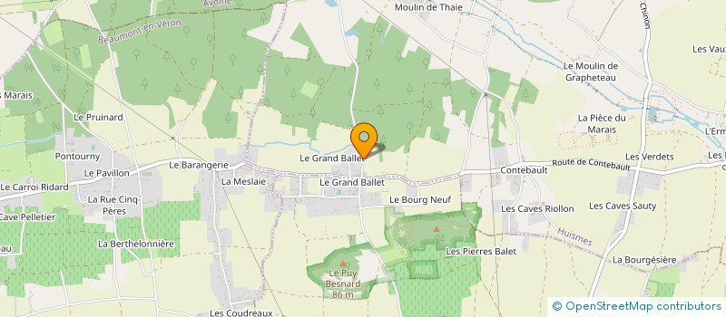 localisation de l'entreprise MONSIEUR PHILIPPE PEAN  HUISMES