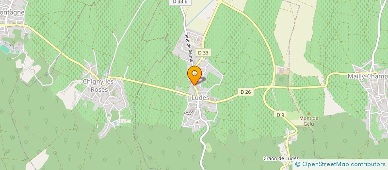 localisation de l'entreprise MONSIEUR PHILIPPE PECHEUX  LUDES