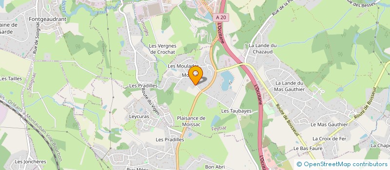 localisation de l'entreprise MONSIEUR PHILIPPE PECOUT  FEYTIAT