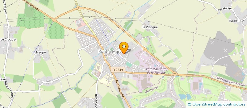 localisation de l'entreprise MONSIEUR PHILIPPE PECQUEUR  PONT-A-MARCQ