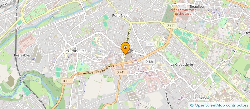 localisation de l'entreprise MONSIEUR PHILIPPE PEDROS  POITIERS