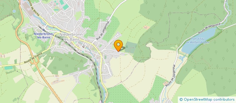 localisation de l'entreprise MONSIEUR PHILIPPE PEGEOT  NIEDERBRONN-LES-BAINS