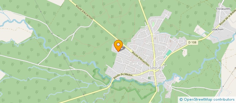 localisation de l'entreprise MONSIEUR PHILIPPE PEIFFER  SAUCATS