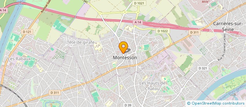 localisation de l'entreprise MONSIEUR PHILIPPE PELLASSY  MONTESSON