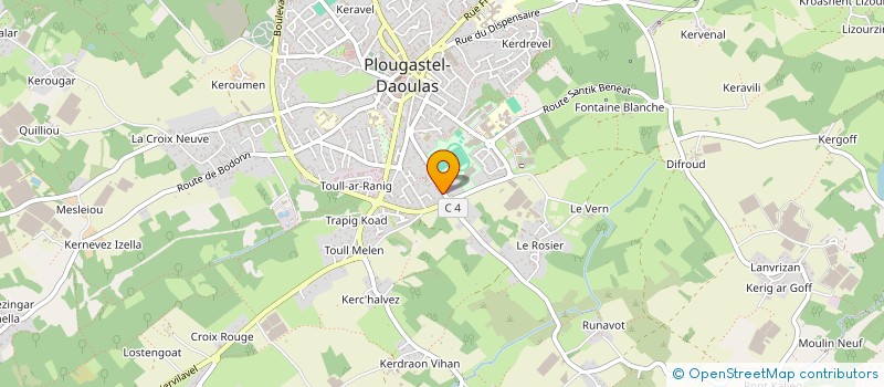 localisation de l'entreprise MONSIEUR PHILIPPE PELLE à PLOUGASTEL-DAOULAS