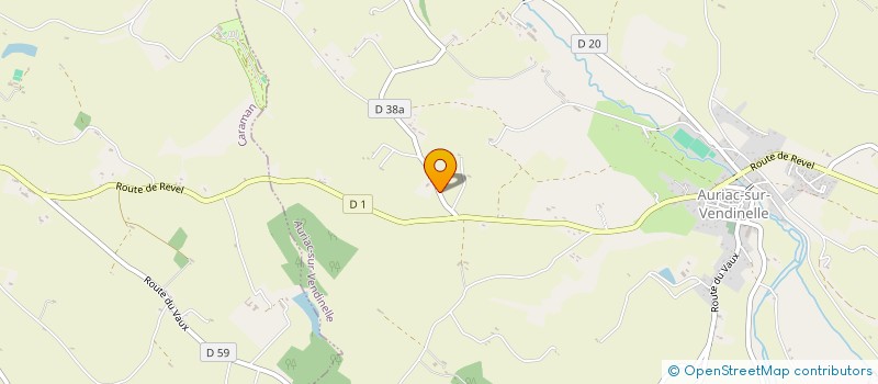 localisation de l'entreprise MONSIEUR PHILIPPE PELLERIN  AURIAC-SUR-VENDINELLE