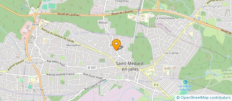 localisation de l'entreprise MONSIEUR PHILIPPE PELLISSIER à SAINT-MEDARD-EN-JALLES