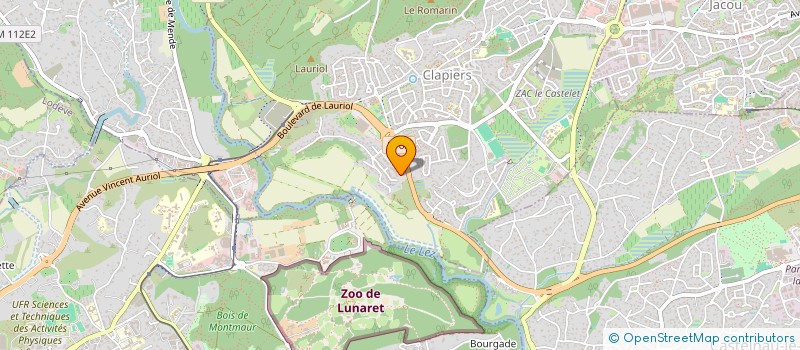 localisation de l'entreprise MONSIEUR PHILIPPE PELLO  CLAPIERS