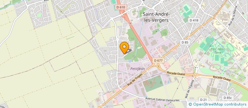 localisation de l'entreprise MONSIEUR PHILIPPE PELLUET  SAINT-ANDRE-LES-VERGERS