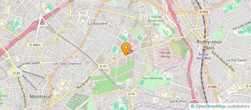 localisation de l'entreprise MONSIEUR PHILIPPE PENCRECH à MONTREUIL