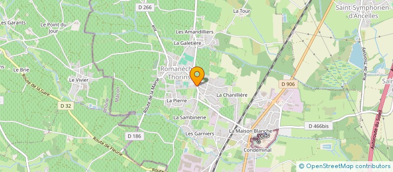 localisation de l'entreprise MONSIEUR PHILIPPE PENOT  ROMANECHE-THORINS