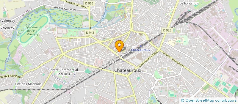 localisation de l'entreprise MONSIEUR PHILIPPE PERAUD à CHATEAUROUX