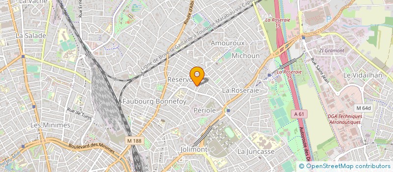localisation de l'entreprise MONSIEUR PHILIPPE PERDREAU à TOULOUSE