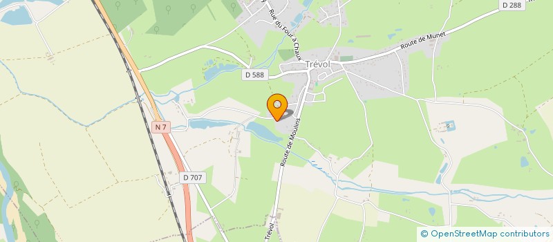 localisation de l'entreprise MONSIEUR PHILIPPE PEREIRA RODRIGUES  TREVOL