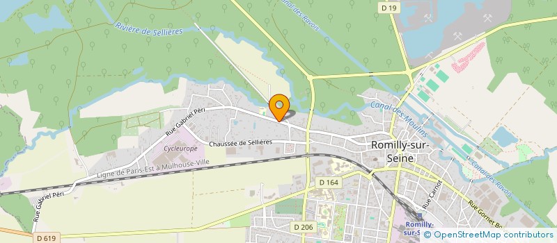 localisation de l'entreprise MONSIEUR PHILIPPE PEREZ  ROMILLY-SUR-SEINE