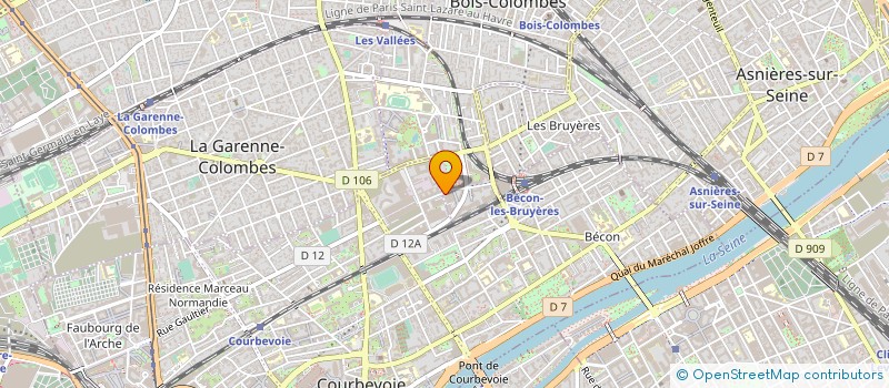 localisation de l'entreprise MONSIEUR PHILIPPE PEREZ CASTANO à BOIS-COLOMBES