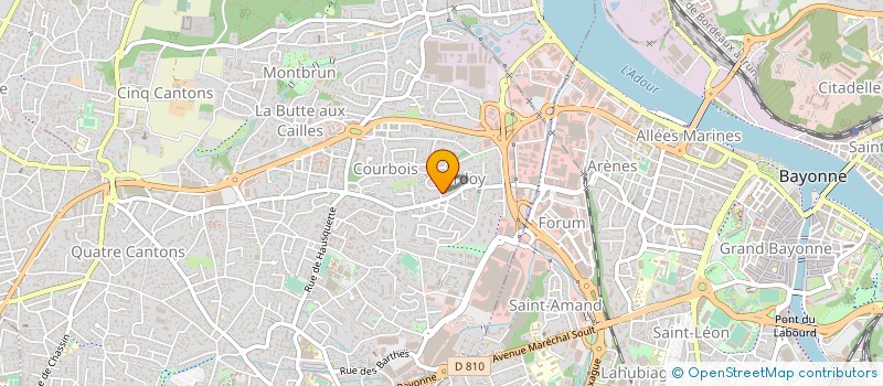 localisation de l'entreprise MONSIEUR PHILIPPE PERNOT  ANGLET