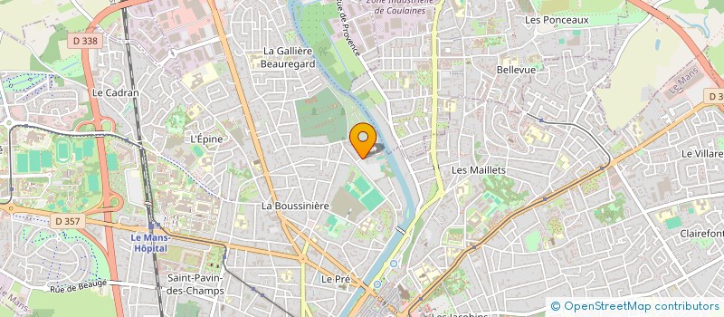 localisation de l'entreprise MONSIEUR PHILIPPE PEROU  LE MANS