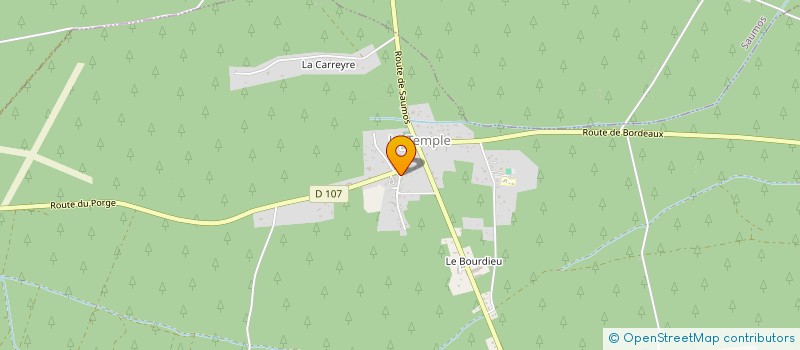 localisation de l'entreprise MONSIEUR PHILIPPE PEROVITCH  LE TEMPLE