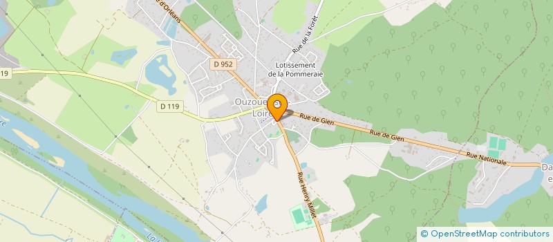localisation de l'entreprise MONSIEUR PHILIPPE PERRENOUD à OUZOUER-SUR-LOIRE