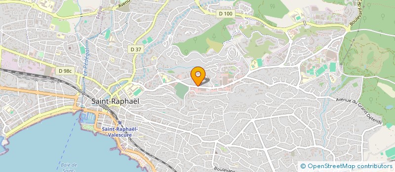 localisation de l'entreprise MONSIEUR PHILIPPE PERRET  FREJUS