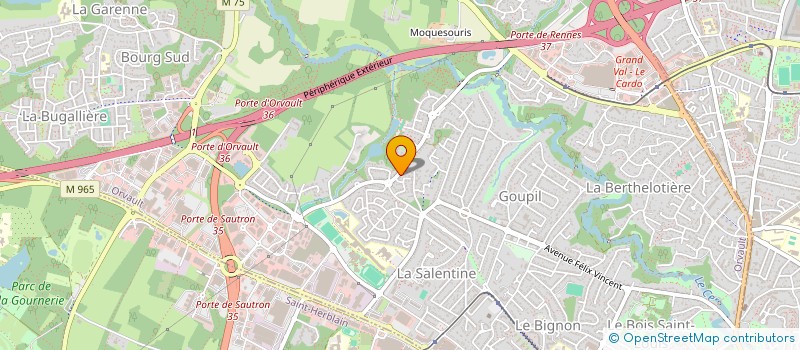 localisation de l'entreprise MONSIEUR PHILIPPE PERRIER à ORVAULT