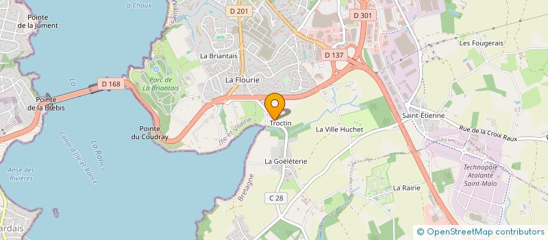 localisation de l'entreprise MONSIEUR PHILIPPE PERRIN à SAINT-MALO
