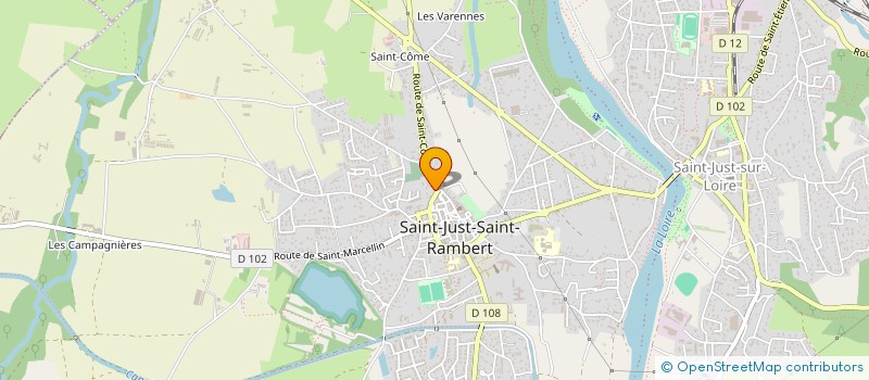 localisation de l'entreprise MONSIEUR PHILIPPE PERRIN à SAINT-JUST-SAINT-RAMBERT