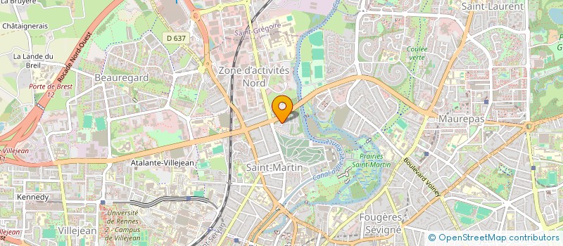 localisation de l'entreprise MONSIEUR PHILIPPE PERROCHEAU à RENNES