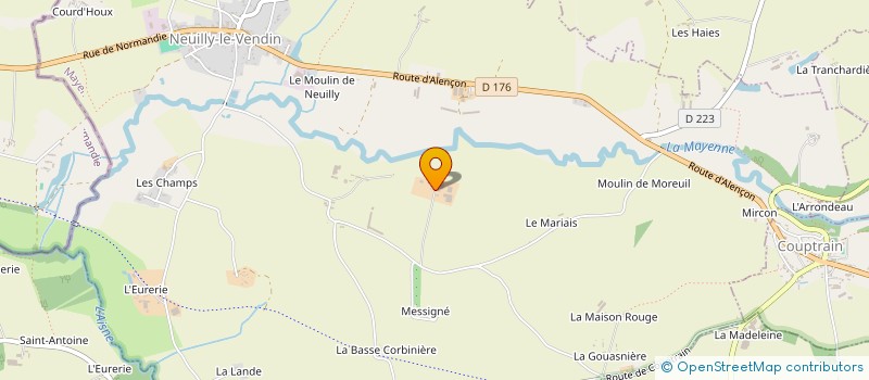 localisation de l'entreprise MONSIEUR PHILIPPE PERROT à NEUILLY-LE-VENDIN