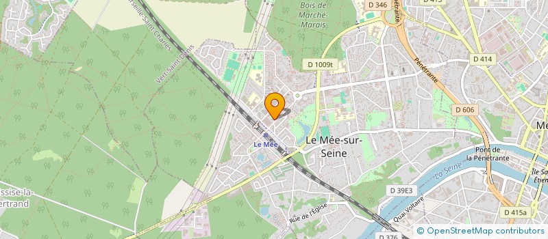 localisation de l'entreprise MONSIEUR PHILIPPE PERSONNE  LE MEE-SUR-SEINE