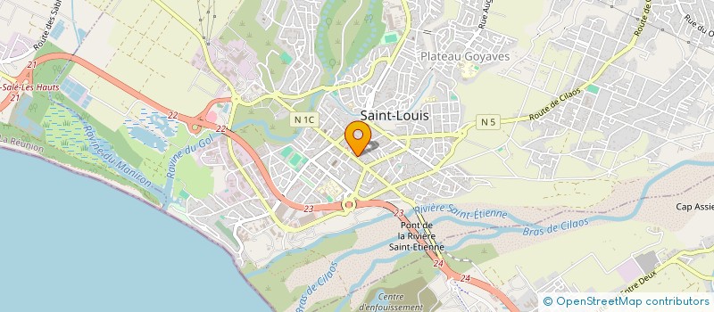 localisation de l'entreprise MONSIEUR PHILIPPE PESCATORI à SAINT-LOUIS