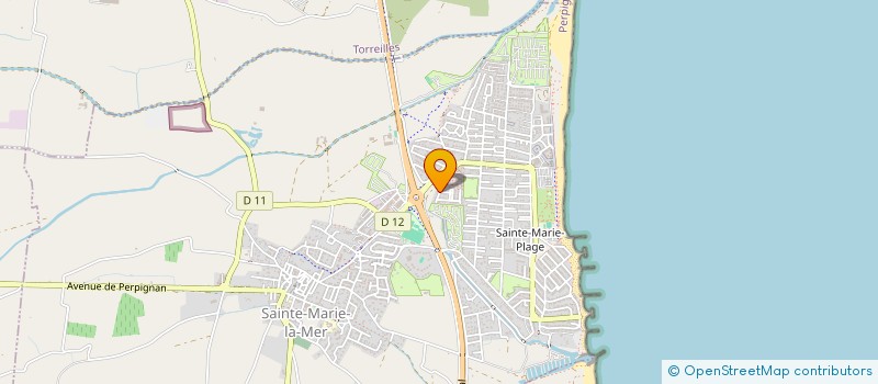 localisation de l'entreprise MONSIEUR PHILIPPE PETIT  SAINTE-MARIE-LA-MER