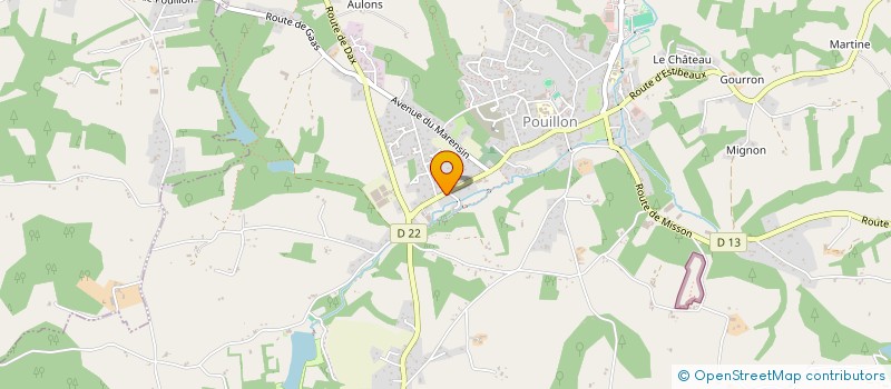 localisation de l'entreprise MONSIEUR PHILIPPE PETIT à POUILLON