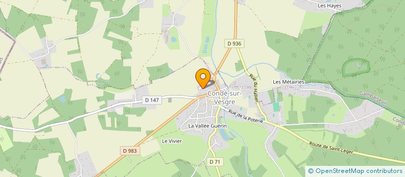 localisation de l'entreprise MONSIEUR PHILIPPE PETIT  CONDE-SUR-VESGRE