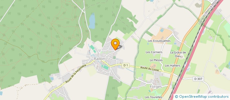 localisation de l'entreprise MONSIEUR PHILIPPE PETIT à ECOUVES