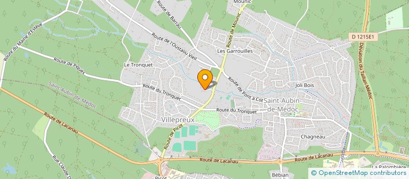 localisation de l'entreprise MONSIEUR PHILIPPE PETIT  SAINT-AUBIN-DE-MEDOC
