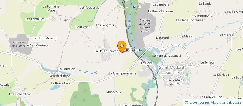 localisation de l'entreprise MONSIEUR PHILIPPE PETIT  SAINT-MEDARD-SUR-ILLE