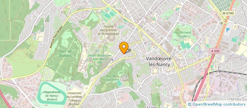 localisation de l'entreprise MONSIEUR PHILIPPE PETITJEAN à VANDŒUVRE-LES-NANCY