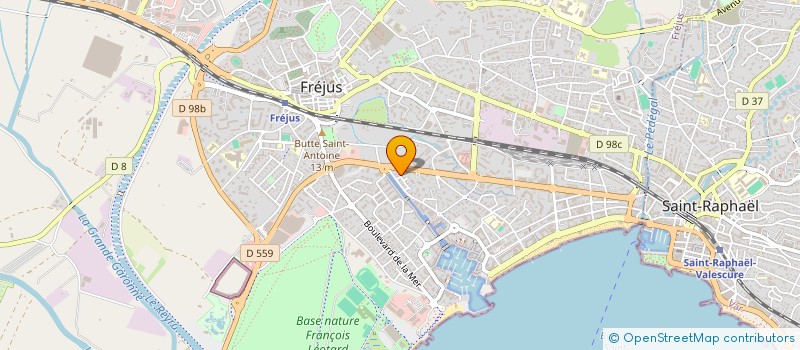 localisation de l'entreprise MONSIEUR PHILIPPE PETITMENGIN  FREJUS