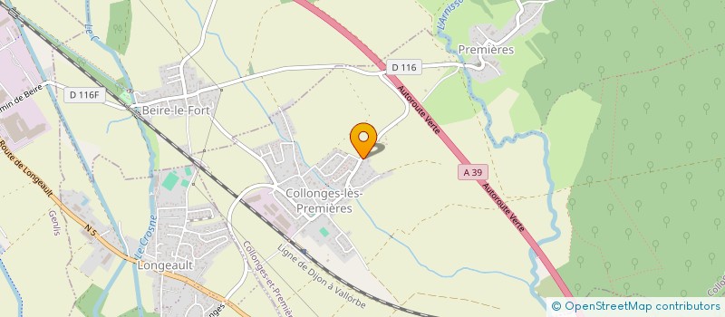 localisation de l'entreprise MONSIEUR PHILIPPE PETOT  COLLONGES-ET-PREMIERES