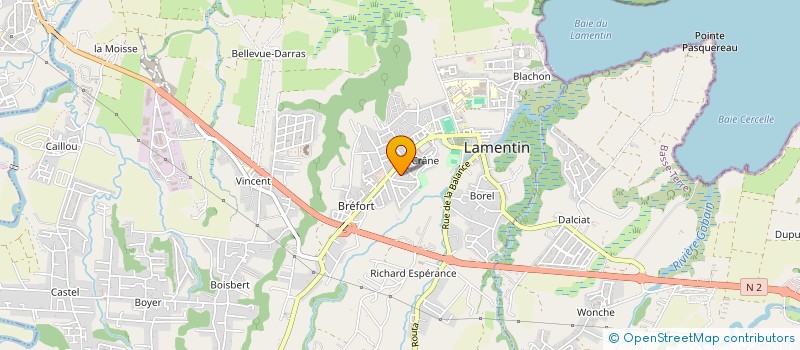 localisation de l'entreprise MONSIEUR PHILIPPE PETREMONT  LAMENTIN