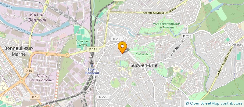 localisation de l'entreprise MONSIEUR PHILIPPE PETRY à SUCY-EN-BRIE