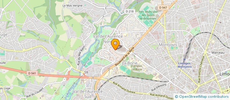 localisation de l'entreprise MONSIEUR PHILIPPE PEYROT à LIMOGES